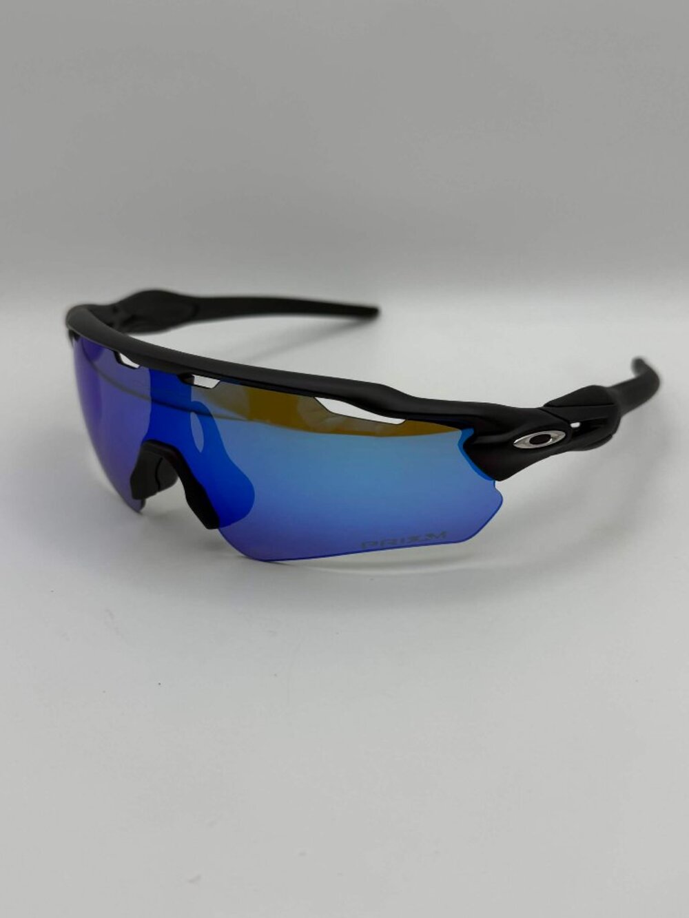 Oakley Radar EV Path Sunglasses Black Dark Blue With Box, Case, & Accessories